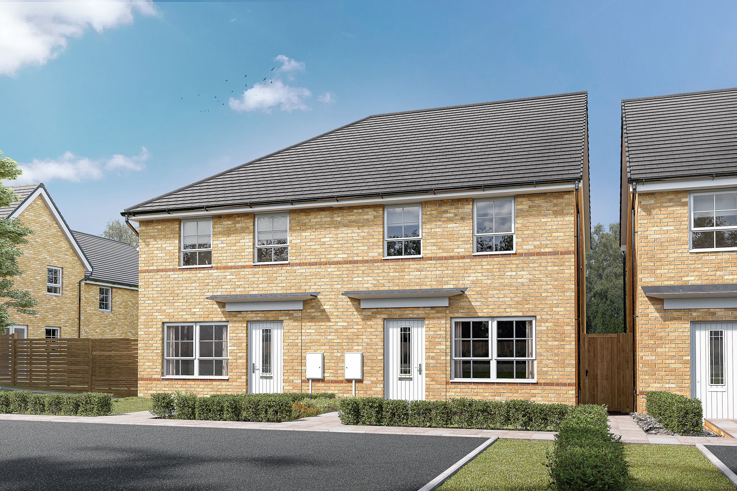 Illustrative image of the Maidstone 3 bedroom home at Pen Bethan